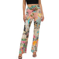 Baha Ranch Retro Pop Western Collage Flare Pants Baha Ranch Western Wear