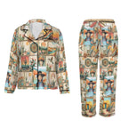 Baha Ranch Colores de Mexico Pictures of the Southwest Satin Pajamas Baha Ranch Western Wear