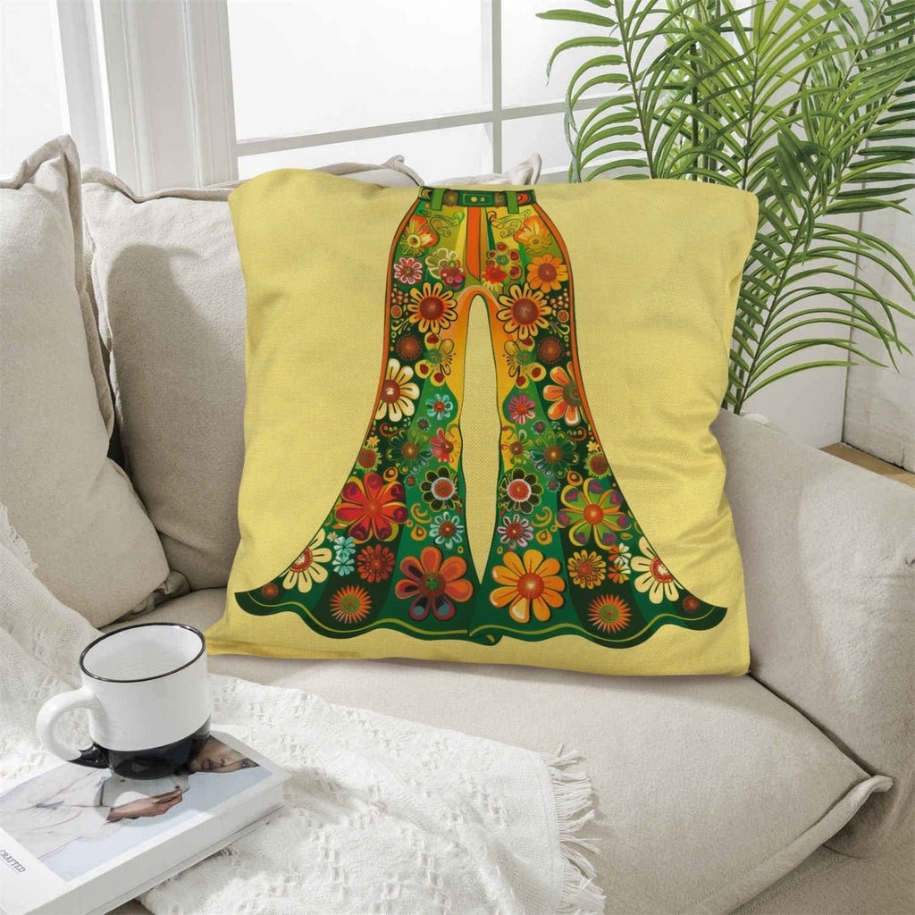 Floral Bell Bottoms Pillow Case Made in America Baha Ranch Western Wear