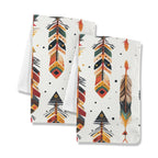 Southwestern Feathers Set of 2 Dish Towels Made in America Baha Ranch Western Wear