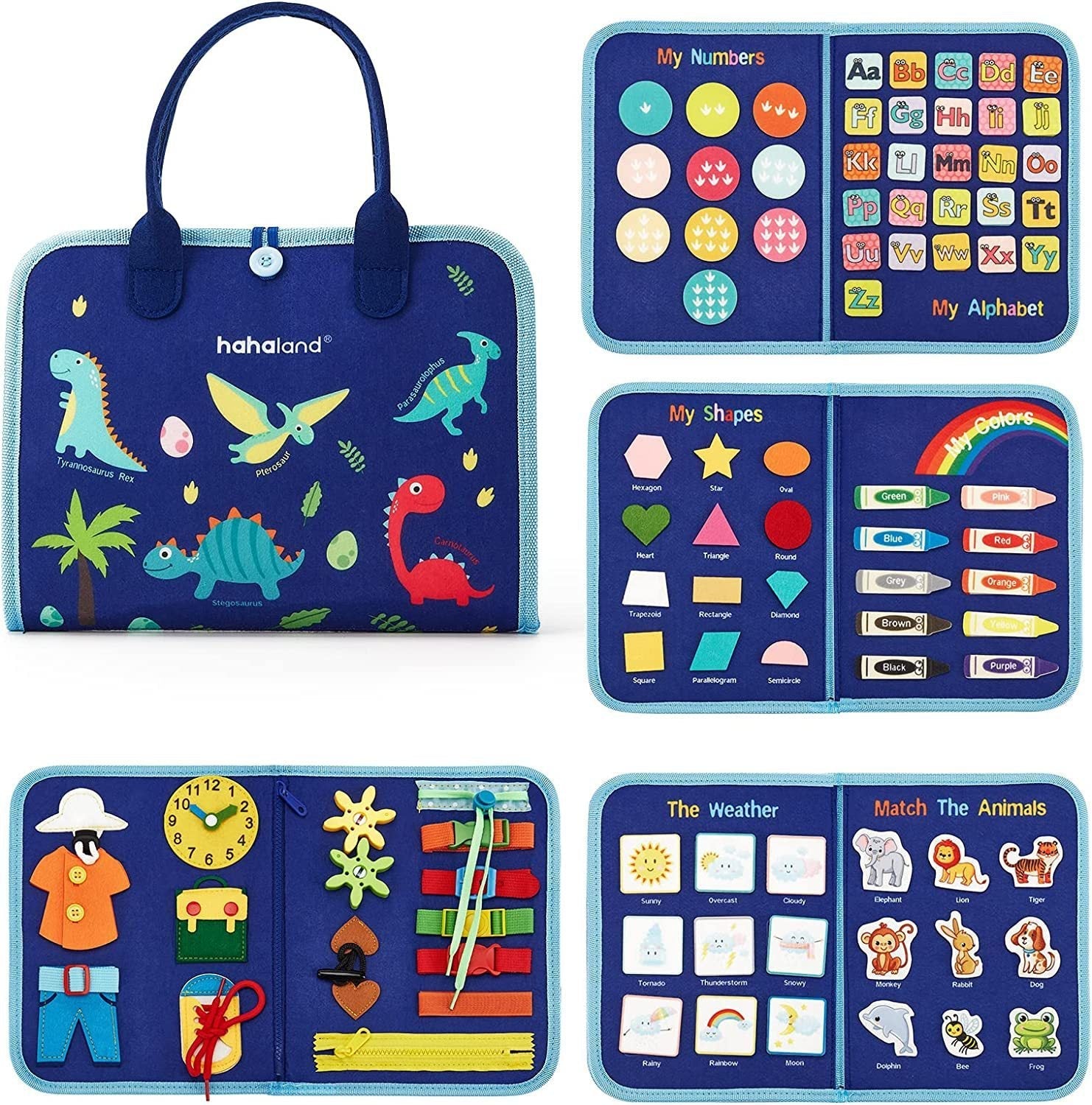Felt Busy Board Early Education Puzzle Baby Children's Teaching Aids