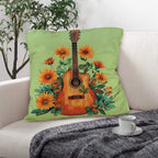 Retro Guitar Pillow Case Made in America Baha Ranch Western Wear