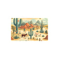 Desert Oasis Kitchen Floormat Kitchen Mat 32"x20" Made in America Baha Ranch Western Wear