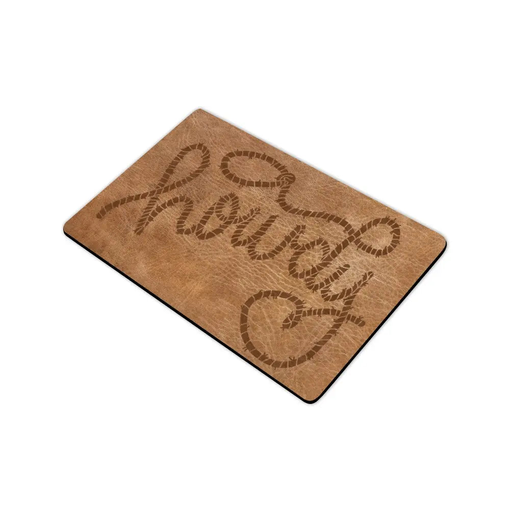 Howdy Western Floor Mat 24" x 16" Made in America Baha Ranch Western Wear