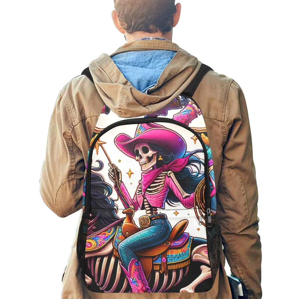 Skeleton Cowgirl Backpack Baha Ranch Western Wear