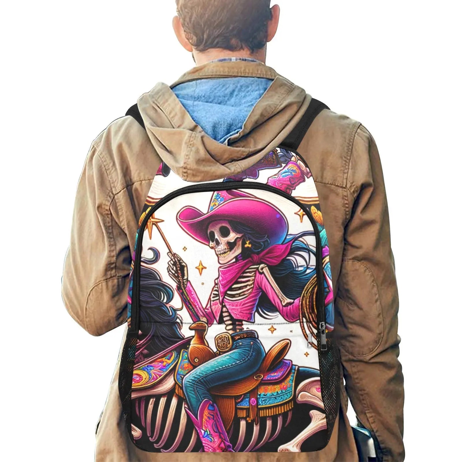 Skeleton Cowgirl Backpack Baha Ranch Western Wear