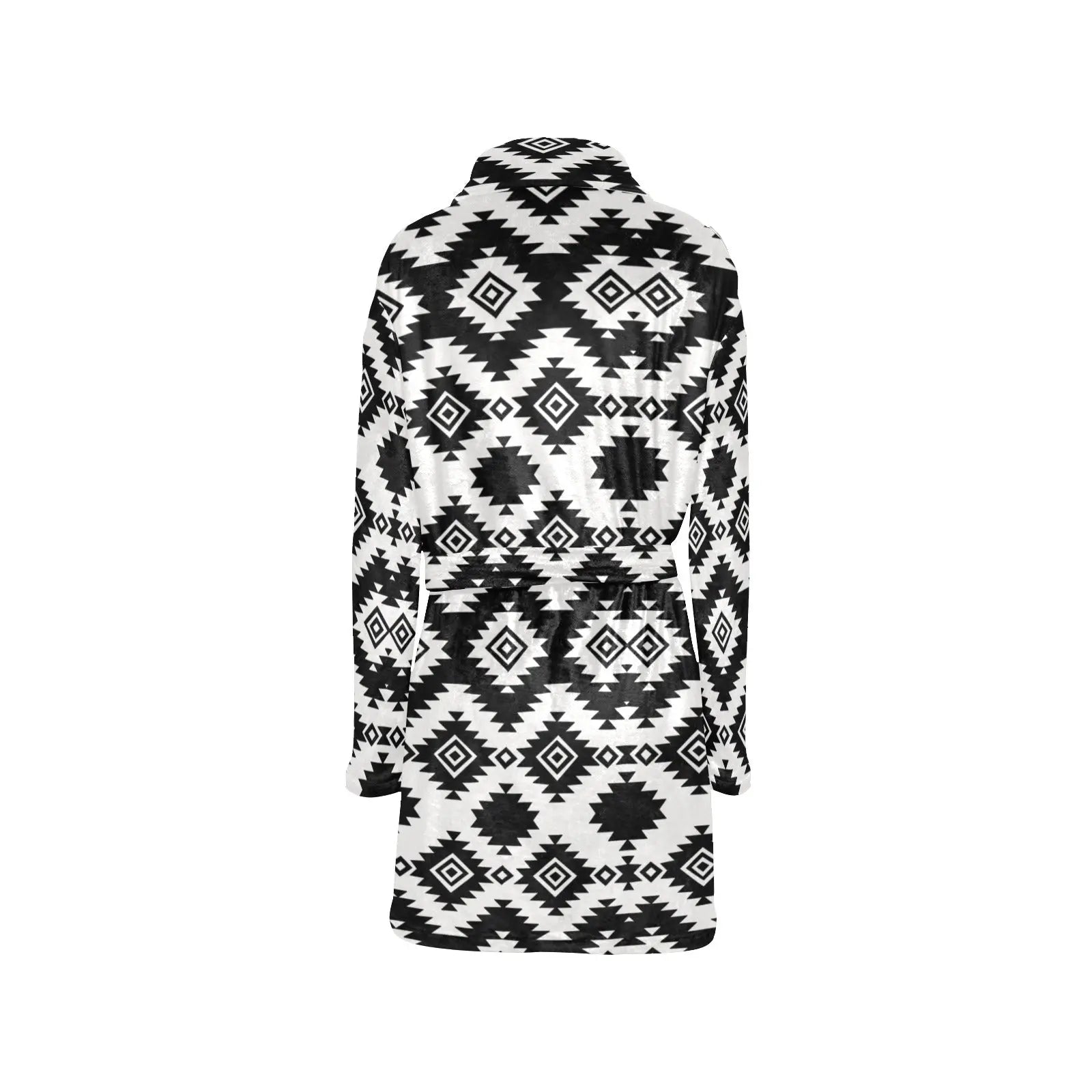 Black Aztec Women's Western Bath Robe Baha Ranch Western Wear