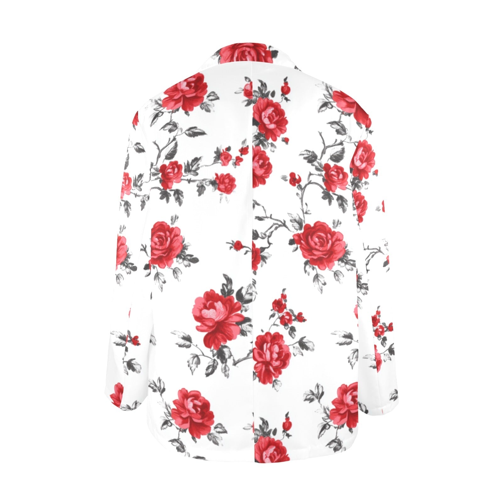 Baha Ranch Mexican Red Rose Floral Blazer Baha Ranch Western Wear