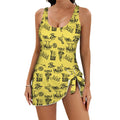 Baha Ranch Cowgirl Graphics Skirted One Piece Swim Suit Baha Ranch Western Wear