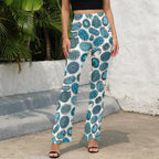 Baha Ranch All Turquoise Flare Pants Baha Ranch Western Wear