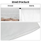 Highland Cows Window Curtain 52"x63" (2-Piece) Made in America Baha Ranch Western Wear