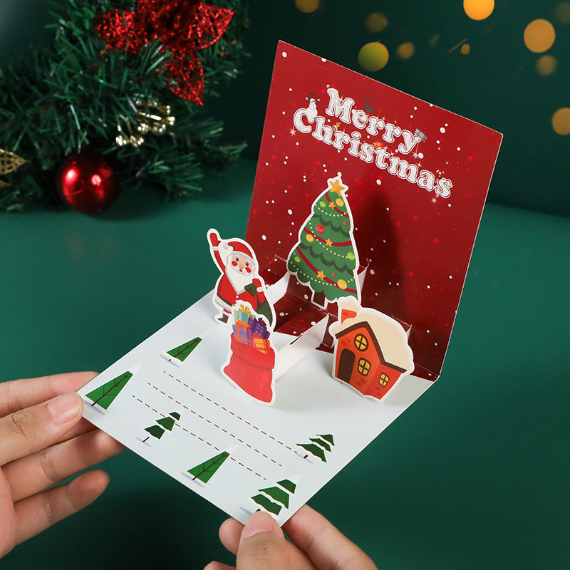 Three-dimensional Blessing Greeting Card