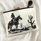 Black White Desert Cosmetic Bag Pack of 5 Made in America Baha Ranch Western Wear