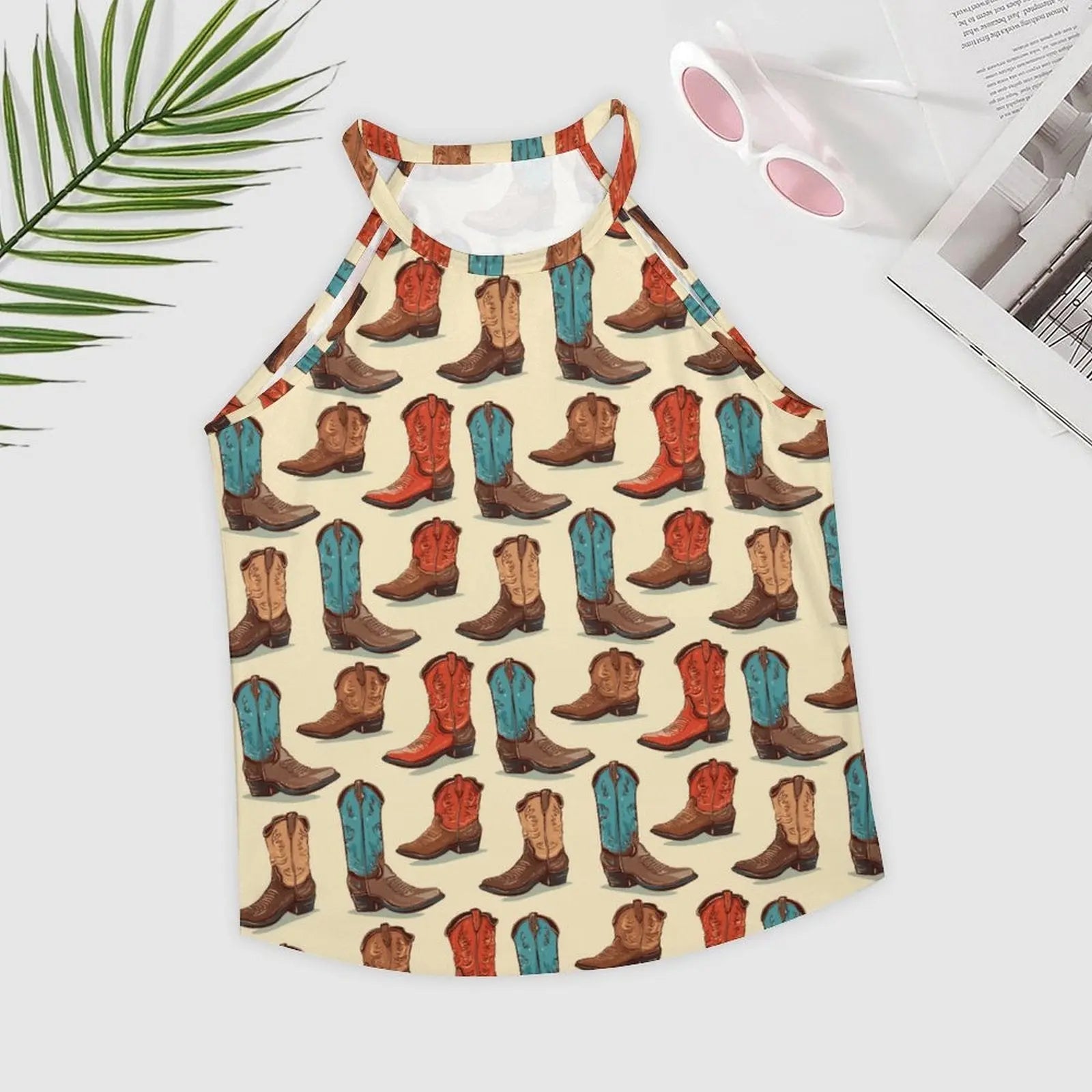 Baha Ranch Got My Boots Tank Top Baha Ranch Western Wear