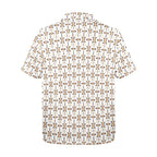Baha Ranch White Aztec Hawaiian Shirt Made in America Baha Ranch Western Wear