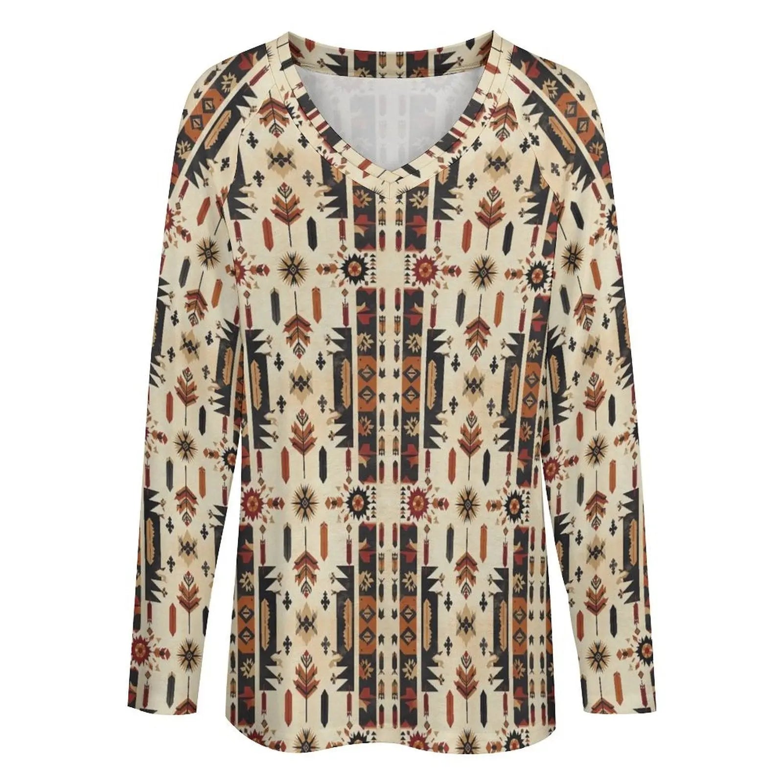 Baha Ranch Aztec Long Sleeve Tee Baha Ranch Western Wear