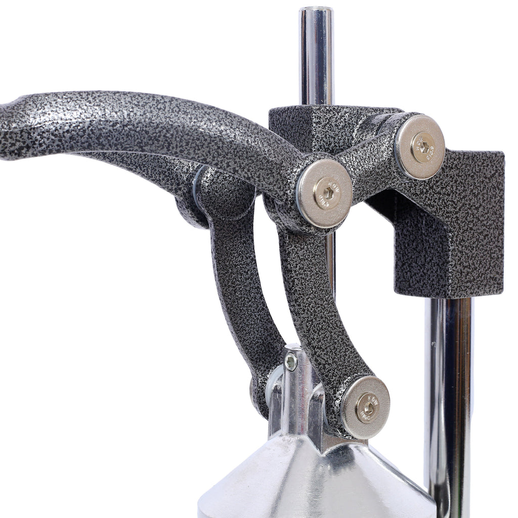 Cast Iron Citrus Juicer , Extra-Large Commercial Grade Manual Hand Press , Heavy Duty Countertop Squeezer for Fresh Orange Juice ,grey color