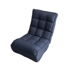 Single sofa reclining chair Japanese chair lazy sofa tatami balcony reclining chair leisure sofa adjustable chair,Navy