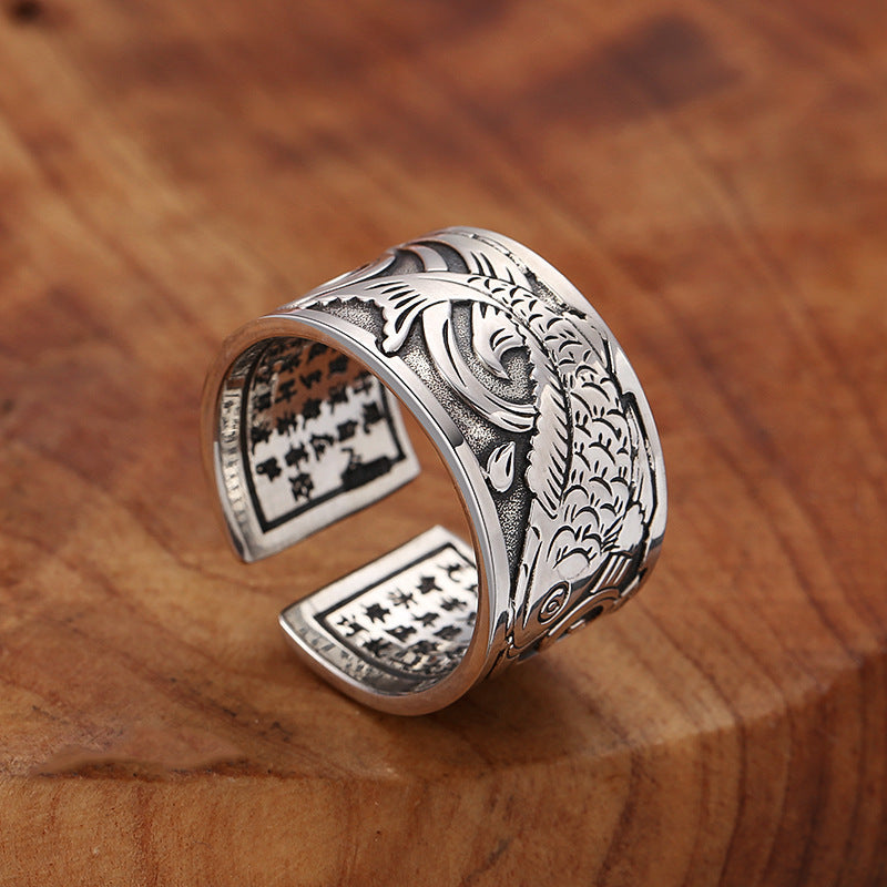 Men And Women Wide Version Personalized Index Finger Ring