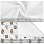 Baha Ranch Highlands Southwest Set of 4 Kitchen Dish Towels Made in America Baha Ranch Western Wear