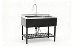 Stainless Steel Utility Sink, Freestanding Sink 1