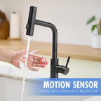 Touchless Kitchen Faucet, Hands Free Automatic Smart Kitchen Faucet, Stainless Steel Touchless Kitchen Faucet