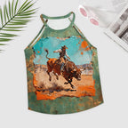 Baha Ranch Eight Second Bull Ride Rodeo Tank Top Baha Ranch Western Wear