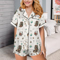 Baha Ranch Boots and Brands Western Cowgirl Cowboy Satin Short Pajama Sets Baha Ranch Western Wear
