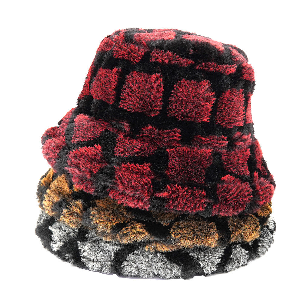 Trendy Sunshade Warm Plain Basin Hat