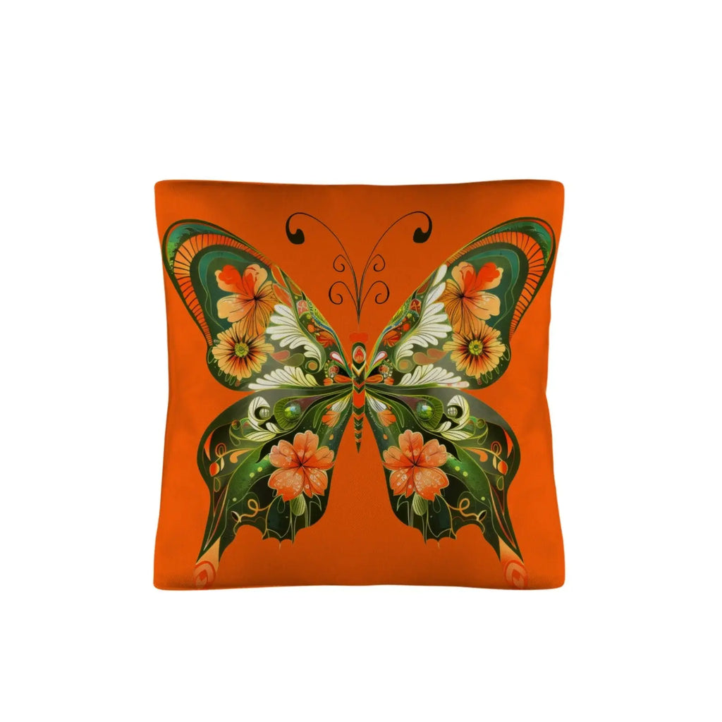 Retro Floral Butterfly Pillow Case Made in America Baha Ranch Western Wear
