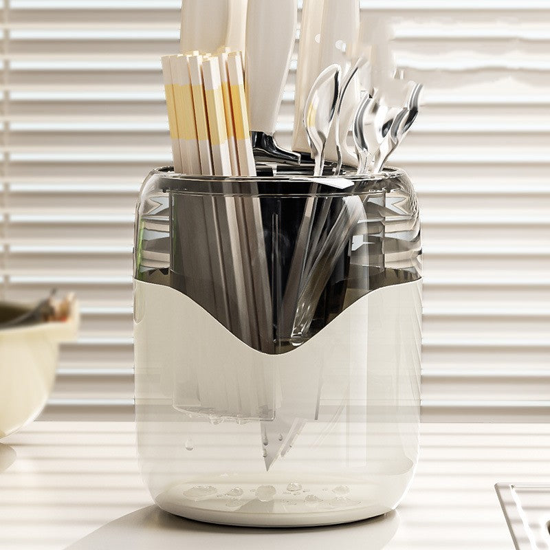Kitchen Multi-function Rotating Knife Rack Storage Rack