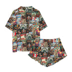 Baha Ranch Colores De Mexico Destination Mexico Collage Satin Pajamas Baha Ranch Western Wear