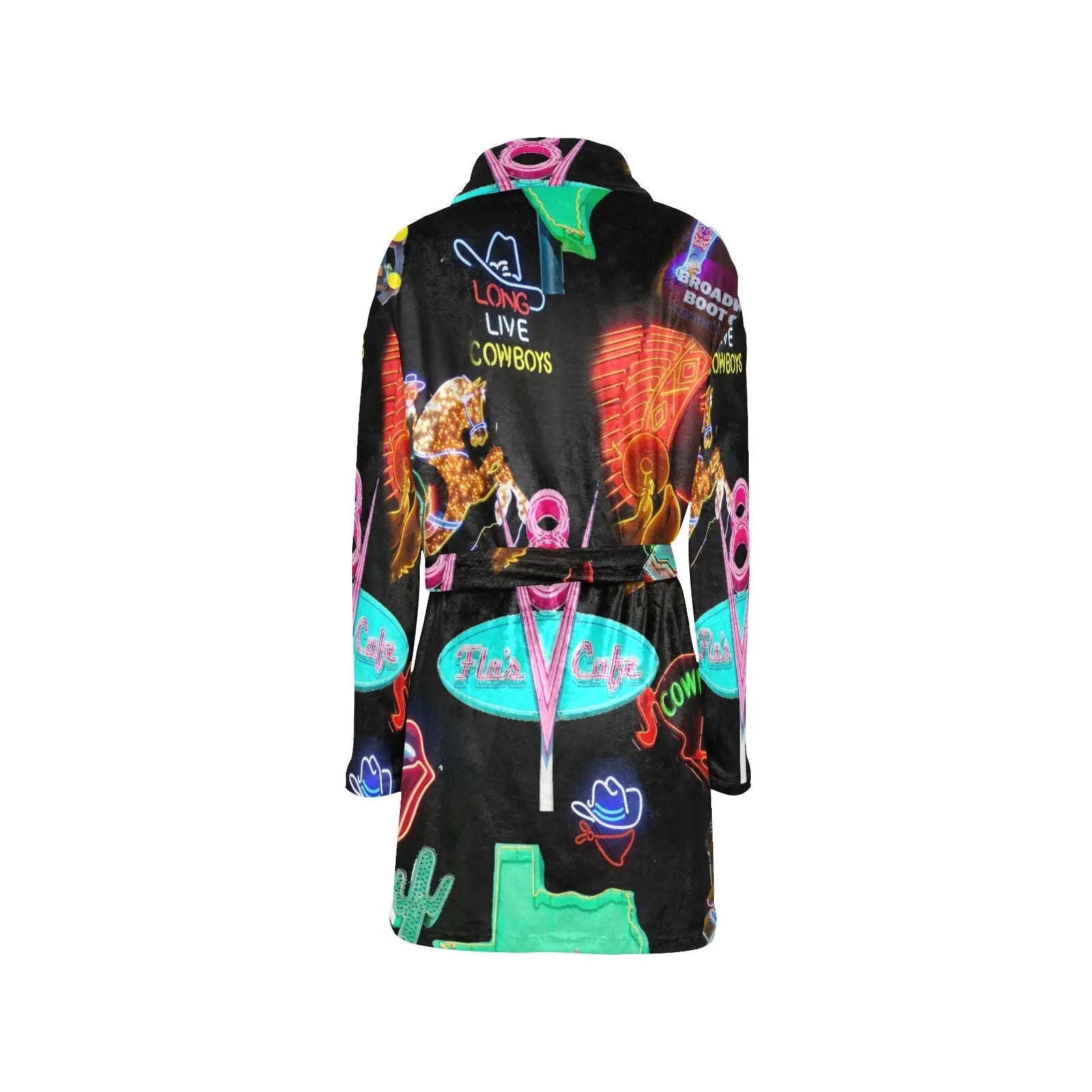 Vegas Neon Women's Western Bath Robe Baha Ranch Western Wear