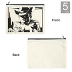 Baha Ranch Black White Cowboy Cosmetic Bag Pack of 5 Made in America Baha Ranch Western Wear