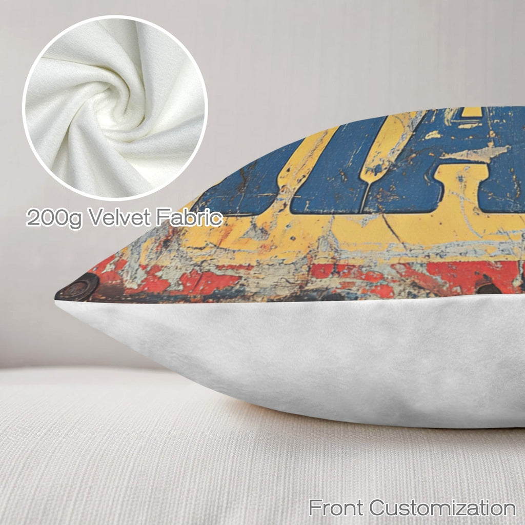 Baha Ranch YEEHAW Vintage Western Velvety Soft Pillow Case Made in America Baha Ranch Western Wear