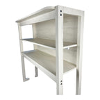 31.5' White and Black color 5-Tier Bakers Rack for Kitchen with Storage, Coffee Bar, Kitchen Shelves,  Microwave Stand