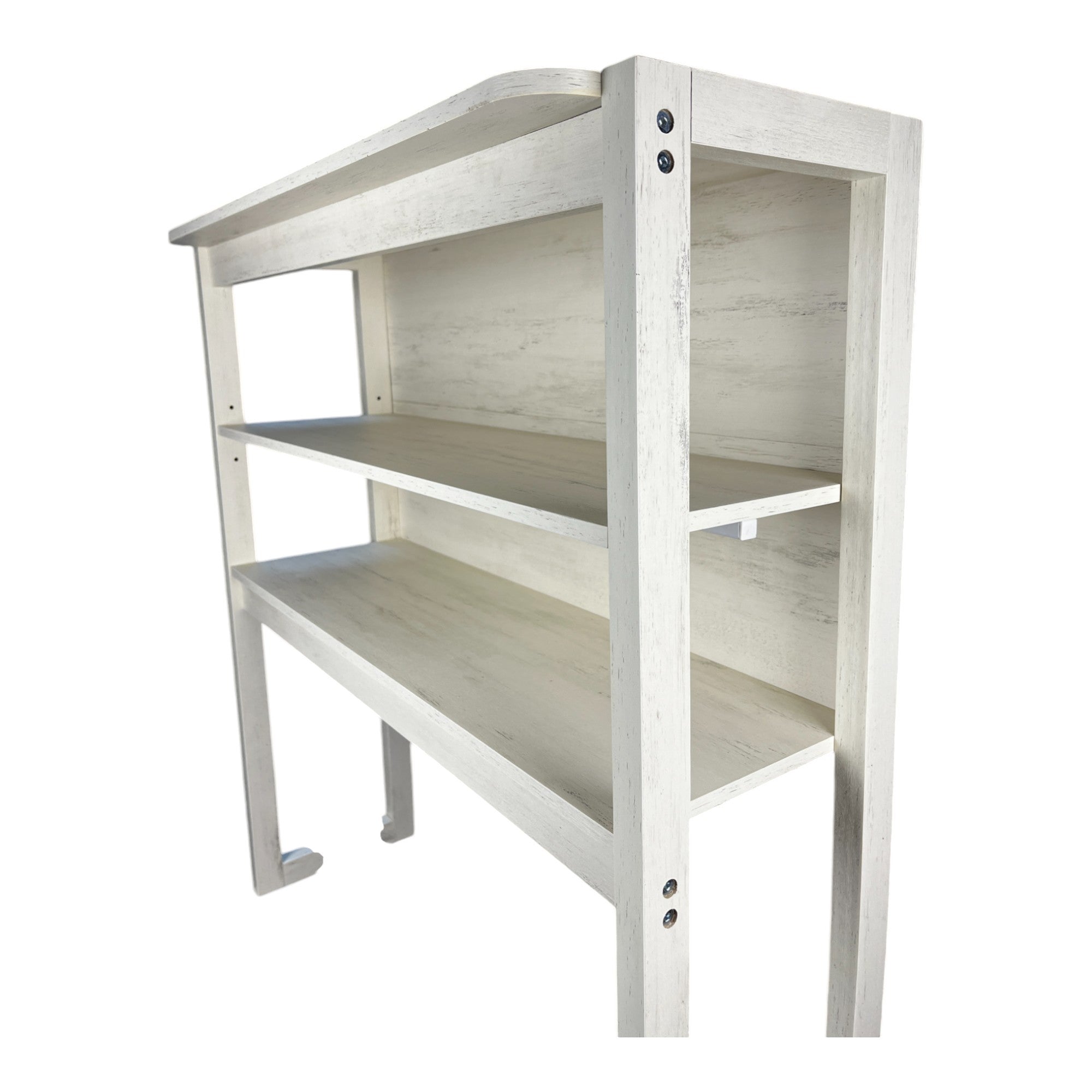 31.5' White and Black color 5-Tier Bakers Rack for Kitchen with Storage, Coffee Bar, Kitchen Shelves, Microwave Stand