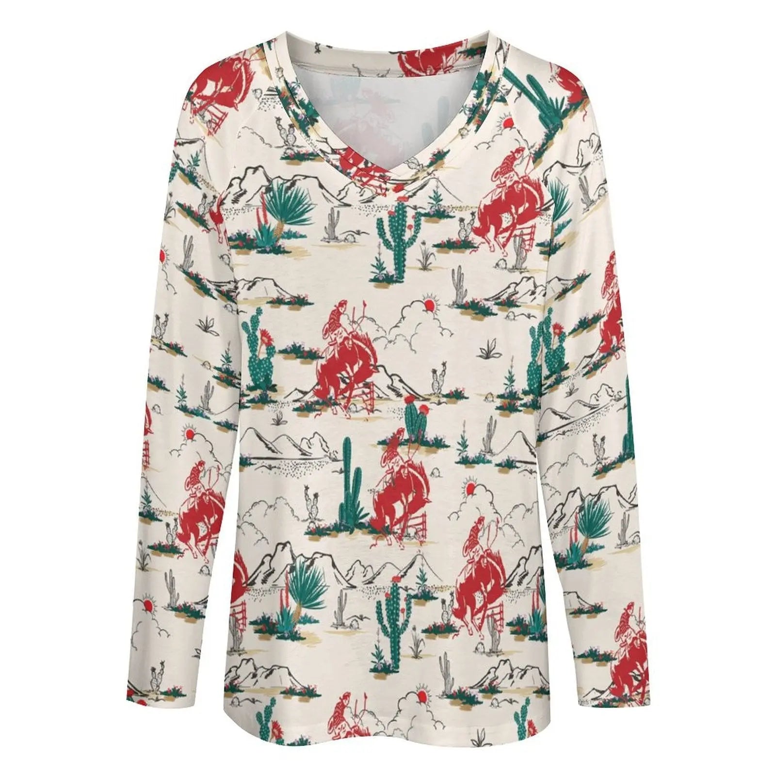 Baha Ranch Desert Rodeo Long Sleeve Top Baha Ranch Western Wear