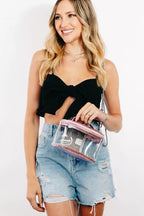 Fame See Through Rectangle Fashion Bag