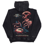 Agnostic Zip Up Hoodie Black