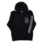 It's All In Your Head Zip Up Hoodie Black