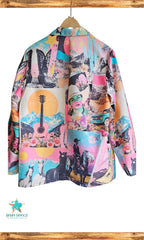 Baha Ranch Retro Pop Western Collage Blazer Baha Ranch Western Wear