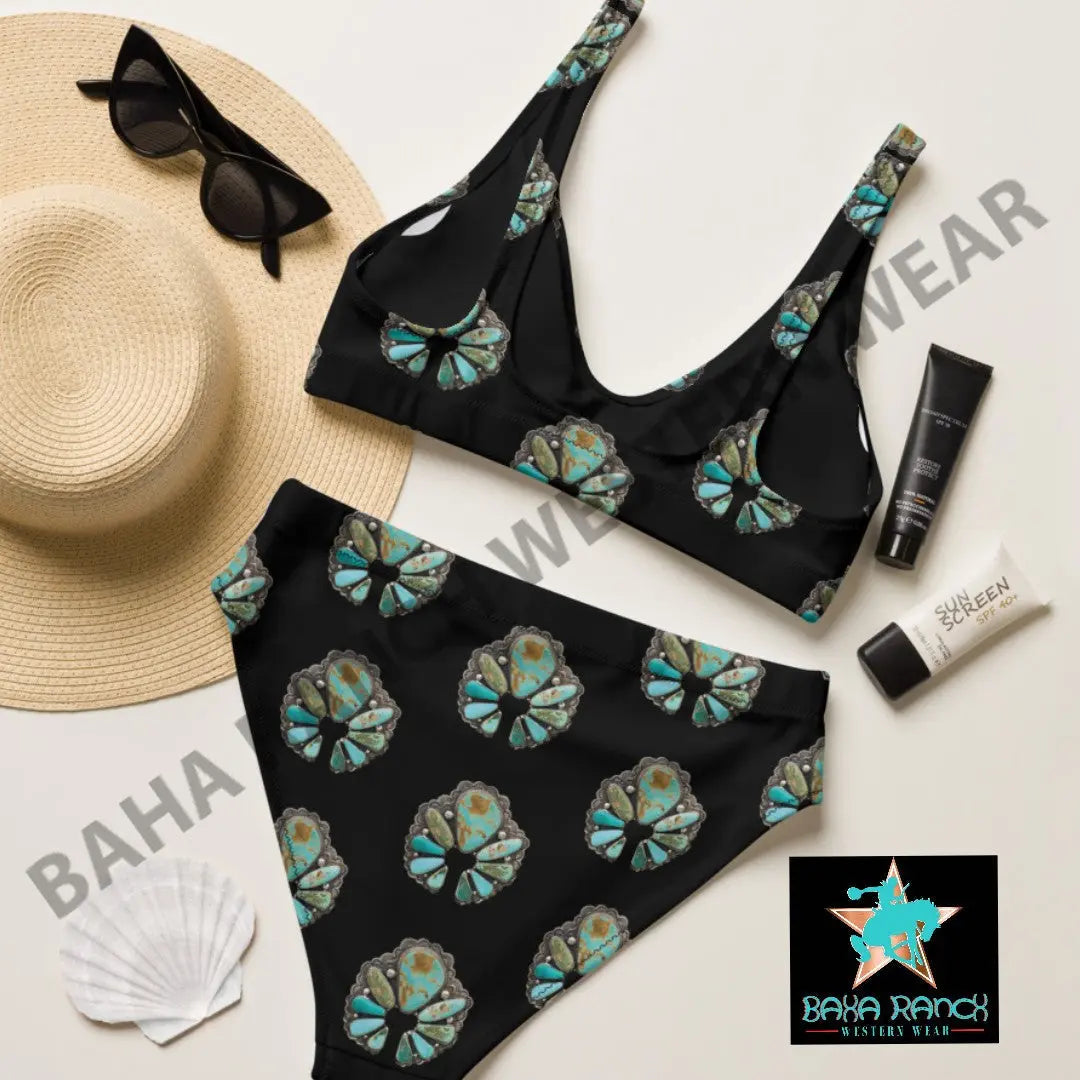 Yeehaw Black Naja Bikini Baha Ranch Western Wear