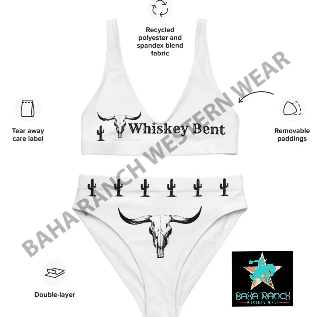 Yeehaw Whiskey Bent Hell Bound Bikini Baha Ranch Western Wear