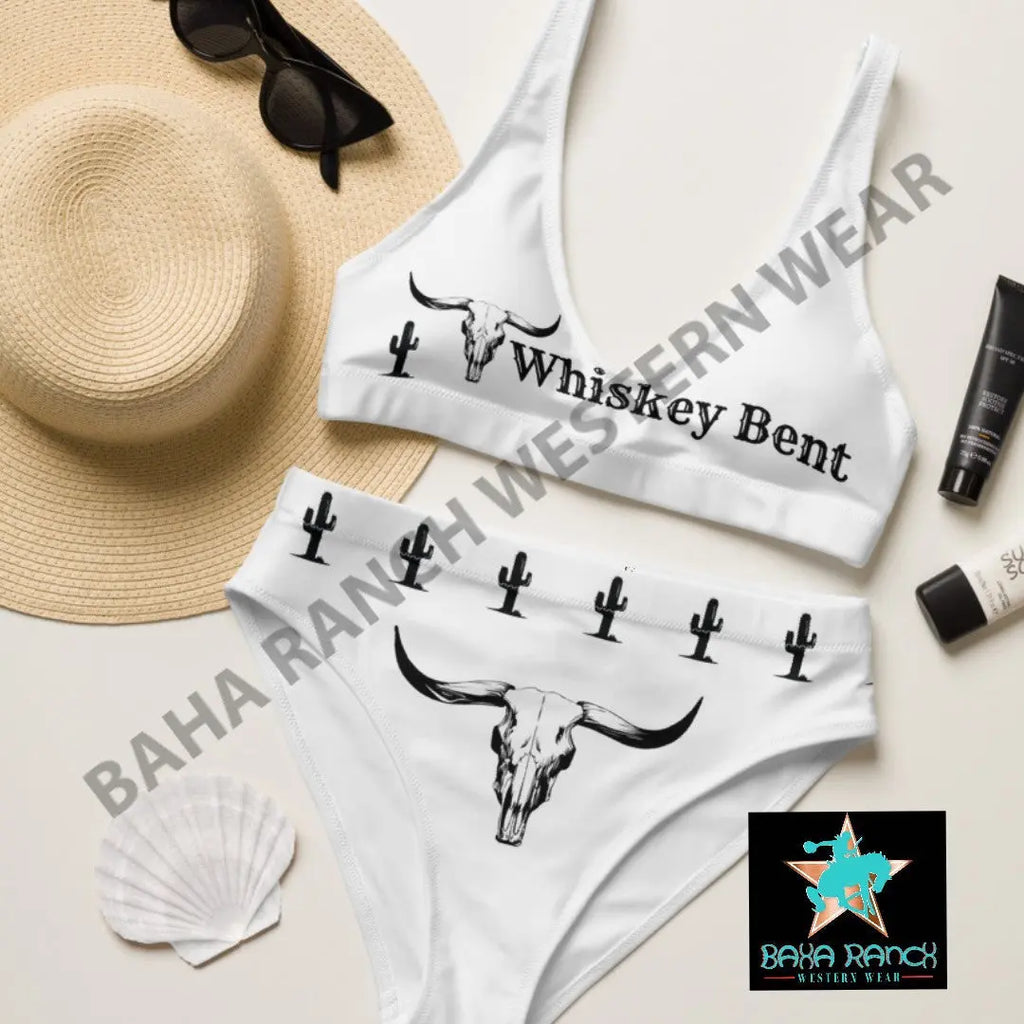 Yeehaw Whiskey Bent Hell Bound Bikini Baha Ranch Western Wear