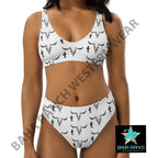 Yeehaw Bullhead Cactus Bikini Baha Ranch Western Wear