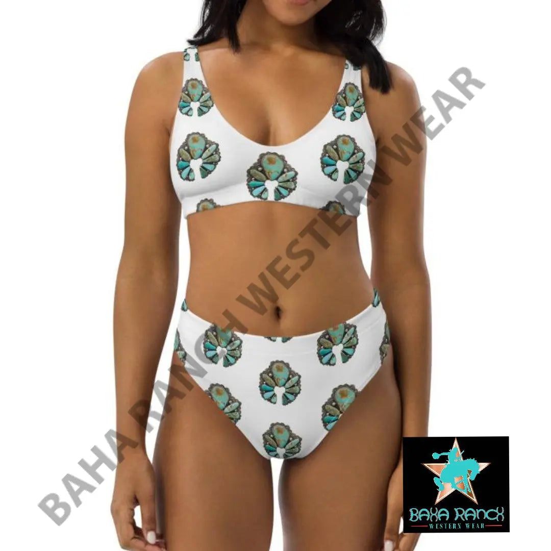 Yeehaw Turquoise Naja Bikini Baha Ranch Western Wear