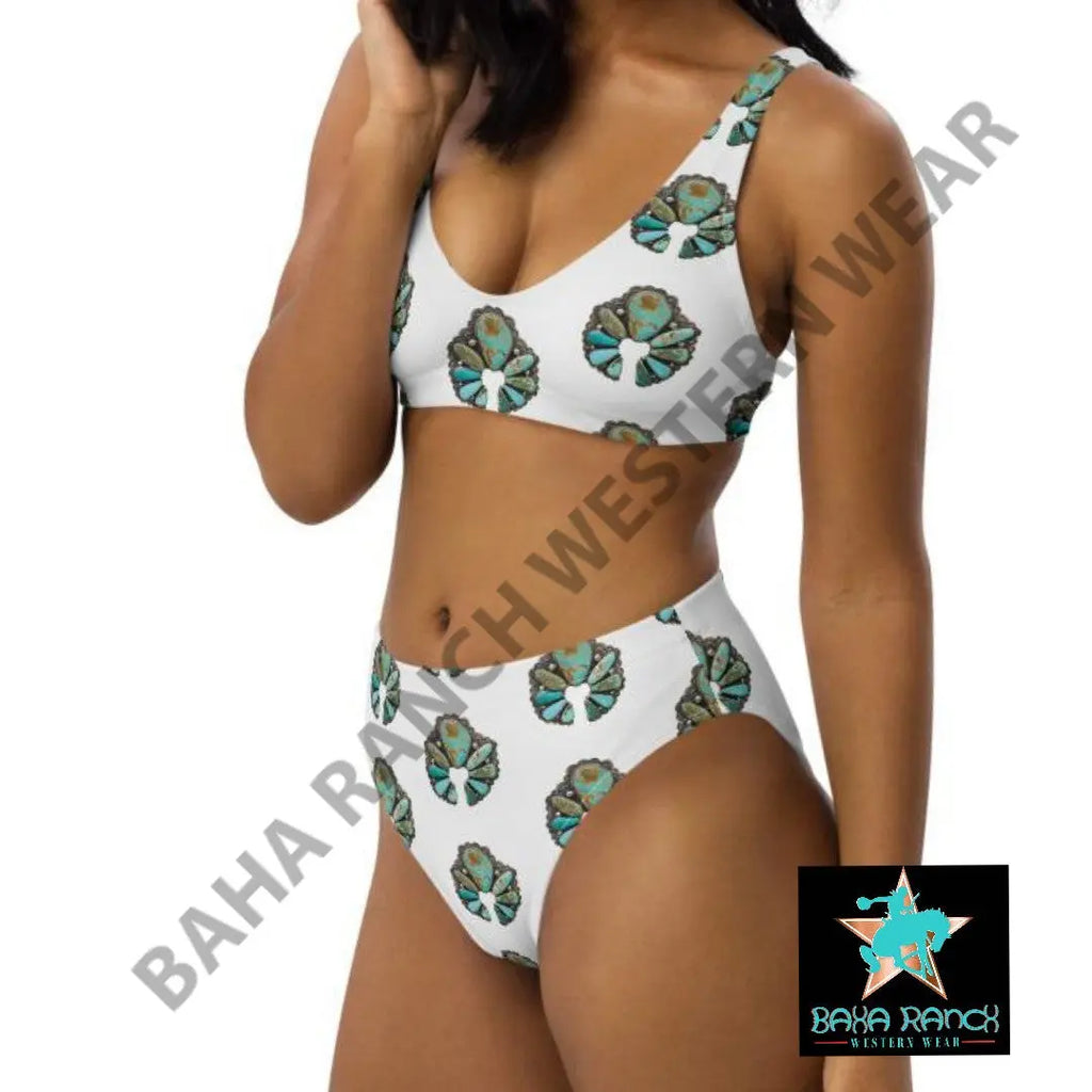 Yeehaw Turquoise Naja Bikini Baha Ranch Western Wear