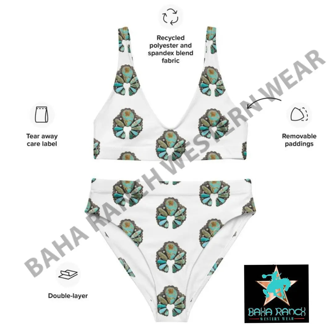 Yeehaw Turquoise Naja Bikini Baha Ranch Western Wear