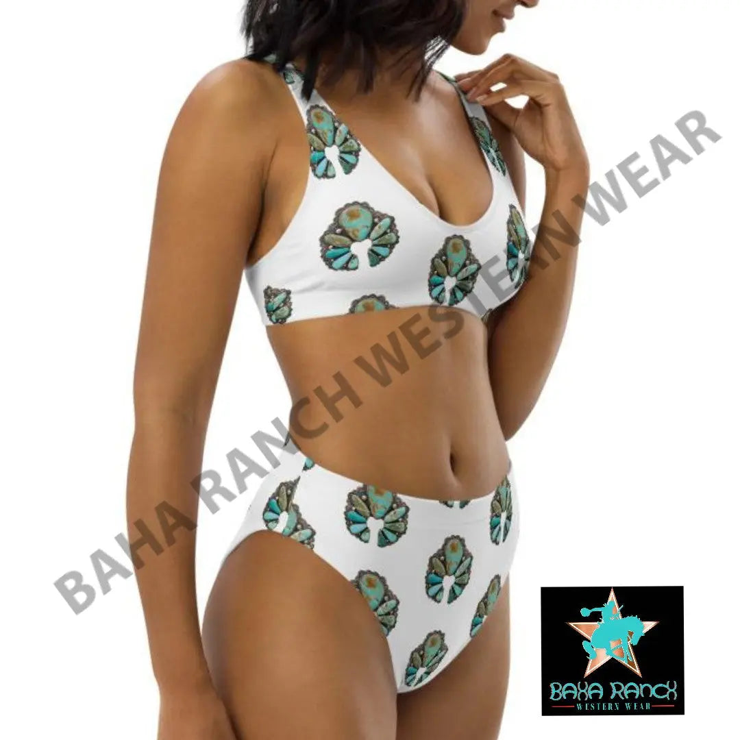 Yeehaw Turquoise Naja Bikini Baha Ranch Western Wear